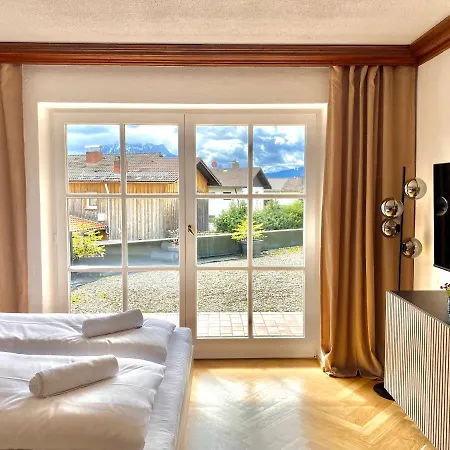 Mit Terrasse & Bergblick I Hund Apartmán Füssen