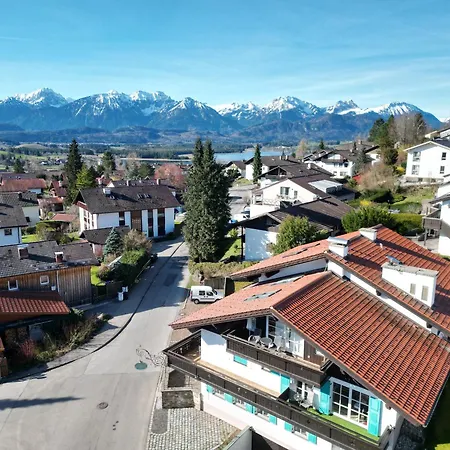 Mit Terrasse & Bergblick I Hund Apartmán Füssen